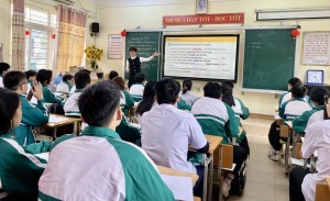 Tích cực ôn luyện cho kỳ thi vào lớp 10