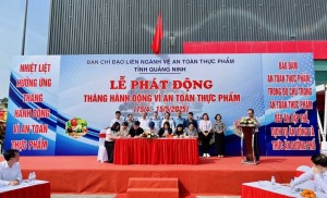 Hạ Long siết chặt an toàn thực phẩm trong Tháng hành động