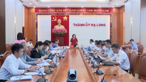 Hội nghị Ban Thường vụ Thành ủy, nghe và cho ý kiến vào nhiều nội dung quan trọng thuộc thẩm quyền.