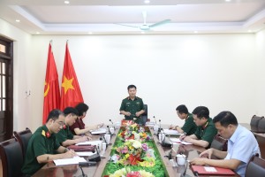Đảng ủy Quân sự thành phố Hạ Long tổ chức Hội nghị tháng 5 