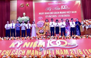 TP Hạ Long kỷ niệm 100 năm Báo chí Cách mạng Việt Nam.
